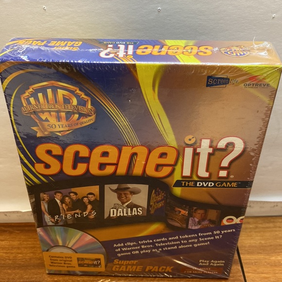 Scene It ? 50 Years of Warner Bros. Television -DVD Game- New in Factory Seal - Picture 2 of 3
